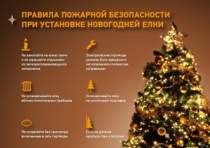 Правила безопасности при украшении новогодней елки электрическими гирляндами